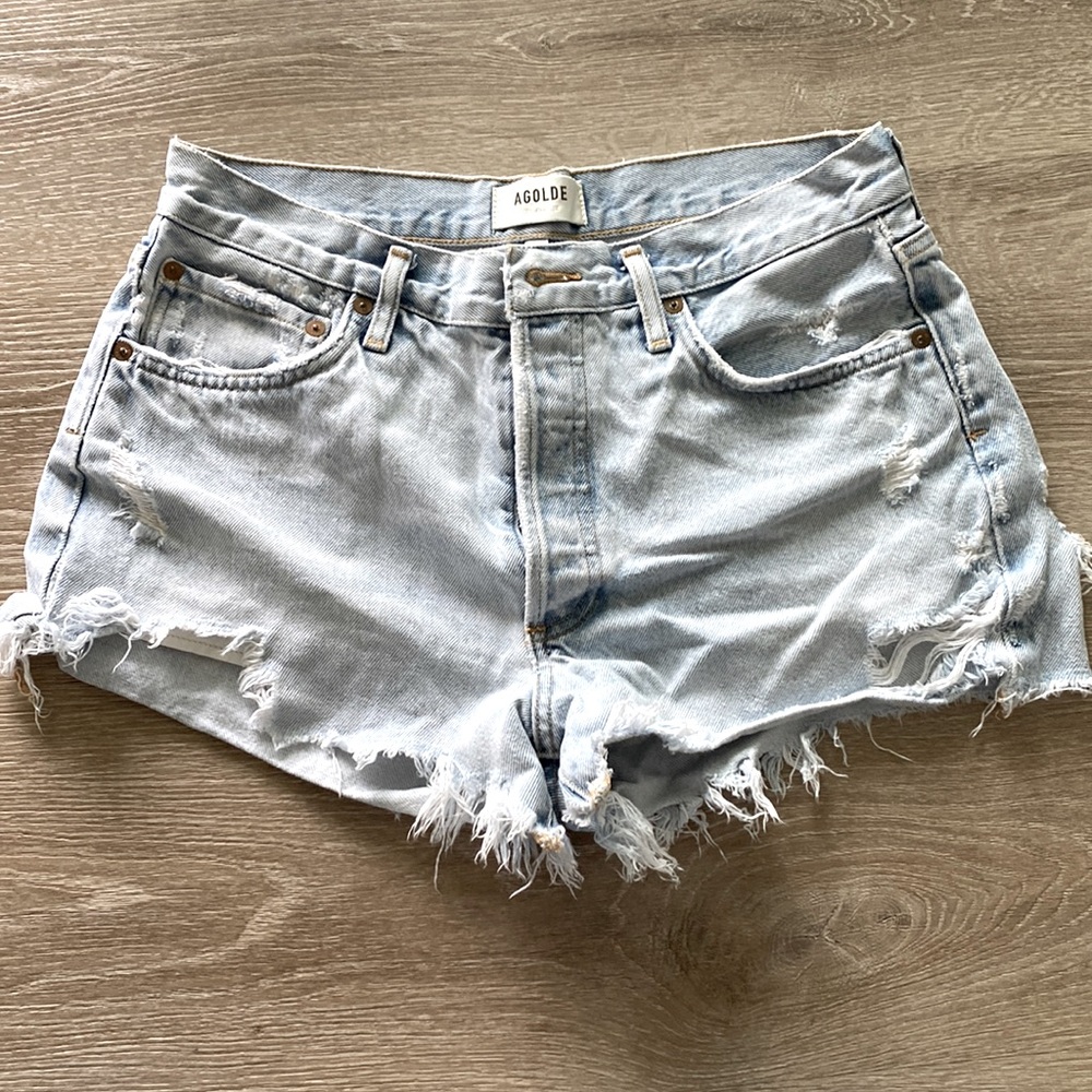Agolde Parker Denim Cutoffs